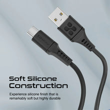 Load image into Gallery viewer, Promate Ultra-Fast USB-A to USB-C Soft Silicone cable
