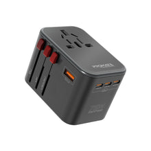 Load image into Gallery viewer, promate 75w ganfast power delivery travel adapter
