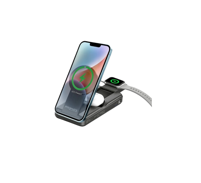 promate 5in1 magsafe wireless charging power bank