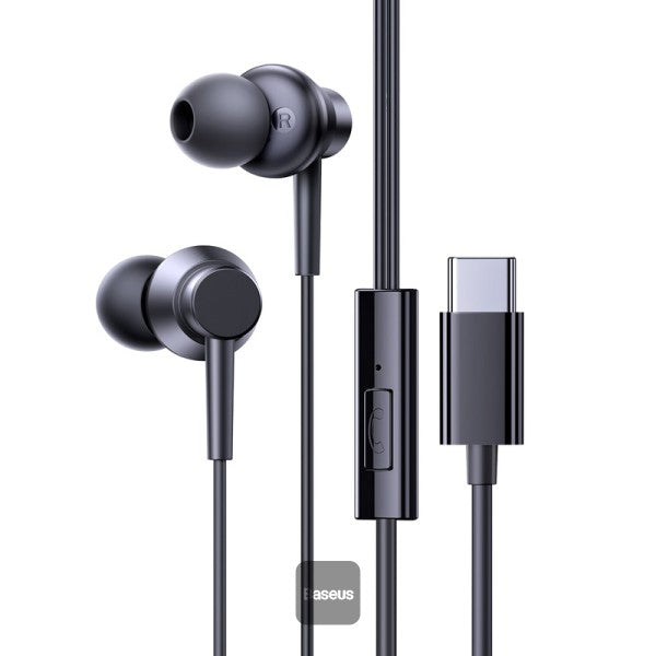 Baseus Encok CZ11 Type-C Wired Headphone, In-Ear Headset USB-C Earphone With Mic