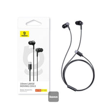 Load image into Gallery viewer, Baseus Encok CZ11 Type-C Wired Headphone, In-Ear Headset USB-C Earphone With Mic
