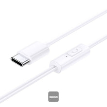 Load image into Gallery viewer, Baseus Encok CZ11 Type-C Wired Headphone, In-Ear Headset USB-C Earphone With Mic

