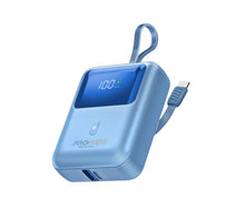 Load image into Gallery viewer, Promate Ultra Compact 35W SuperSpeed Power Bank20000mah with Built-In USB-C &amp; Lightning Cable
