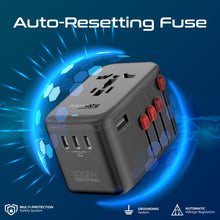 Load image into Gallery viewer, Promate 100w Ganfast Power Delivery Travel Adapter
