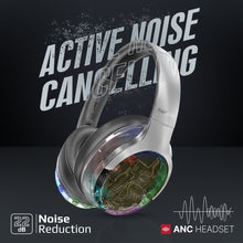Load image into Gallery viewer, promate active noise cancelling wireless headphones with Rgb lights
