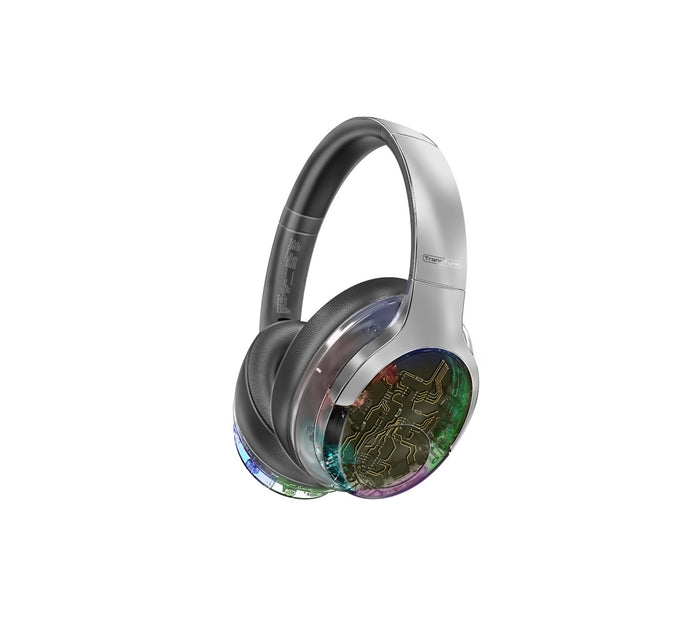 promate active noise cancelling wireless headphones with Rgb lights