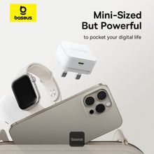 Load image into Gallery viewer, Baseus Palm 30W PD Type-C Fast Charging Wall Charger with Fast Charging Type-C to Type-C Data Cable
