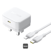 Load image into Gallery viewer, Baseus Palm 30W PD Type-C Fast Charging Wall Charger with Fast Charging Type-C to Type-C Data Cable
