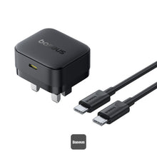 Load image into Gallery viewer, Baseus Palm 30W PD Type-C Fast Charging Wall Charger with Fast Charging Type-C to Type-C Data Cable
