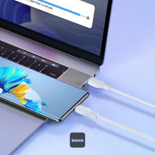 Load image into Gallery viewer, Baseus Pudding Fast Charging Cable With High-Speed Data Transmission Type-C to Type-C 100W 5A 2M
