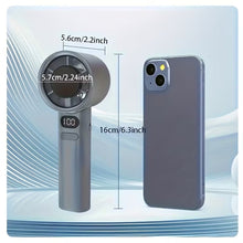 Load image into Gallery viewer, M11 Portable Powerful 120-Speed Handheld Mini Fan - USB Charging with LED Display
