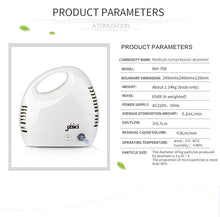 Load image into Gallery viewer, Jziki Medical Portable Compressor Nebulizer

