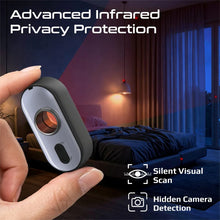 Load image into Gallery viewer, Promate Portable Anti-Peep IR Camera Detector with Trigger Alarm &amp; Flashlight
