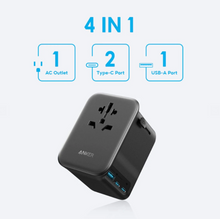Load image into Gallery viewer, Anker Nano Travel Adapter (4 in 1, 65W)
