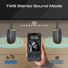 Load image into Gallery viewer, Promate Tingz Tingz Crystalsound 7w Portable Bluetooth Speaker With Rgb Light, Ipx6 Waterproof, Tws Stereo Pairing, Tf Card Slot, Hands-free Mic, 6h Playtime, Bluetooth 5.4
