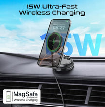 Load image into Gallery viewer, Promate 360 Revolving Wireless Charging Mount 15W MagSafe
