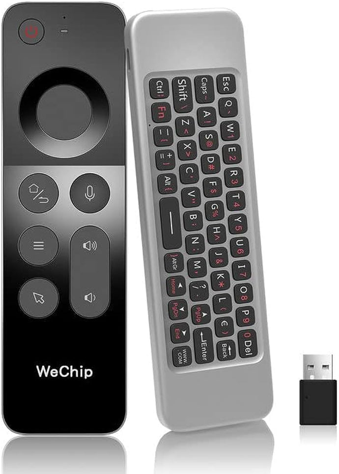 W3 Air Mouse Wireless Remote Control With IR Learning Voice Inputting Double-Faced Air Fly Mouse For PC TV Box Tablet