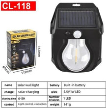 Load image into Gallery viewer, Solar Interaction Wall Lamp Outdoor Light
