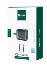 Load image into Gallery viewer, N york super fast charger 38w with cable usb-c to usb-c
