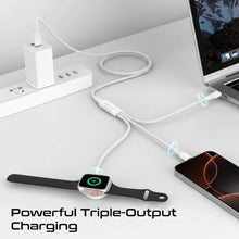Load image into Gallery viewer, Promate 60W High-Speed  Multi-Device Charging Cable with Apple
