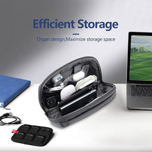 Load image into Gallery viewer, Brave Travel Bag, Electronic Organizer Storage Bag Includes Power Bank, Charger and Charging Cable
