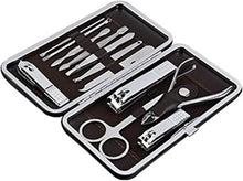 Load image into Gallery viewer, Nail Clippers and Beauty Tool Portable Set Martensitic Stainless Steel Manicure Set  12 Pcs
