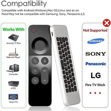 Load image into Gallery viewer, W3 Air Mouse Wireless Remote Control With IR Learning Voice Inputting Double-Faced Air Fly Mouse For PC TV Box Tablet
