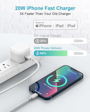Load image into Gallery viewer, N York Usb 20w Type C To Lighting With Wall Charger
