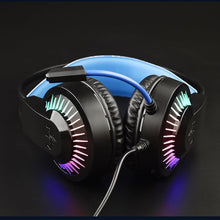 Load image into Gallery viewer, N YORK Wired Headset Head-Mounted Earphone 3.5MM USB Interface LED RGB
