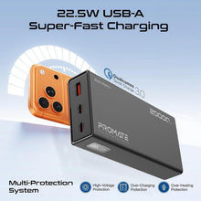 Load image into Gallery viewer, Promate Power Bank Bolt-20PD+ 20000mAh 35W USB-C PD Fast Charging
