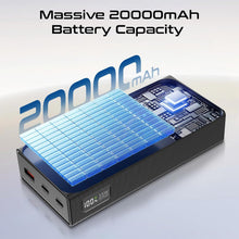 Load image into Gallery viewer, Promate Power Bank Bolt-20PD+ 20000mAh 35W USB-C PD Fast Charging
