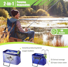 Load image into Gallery viewer, 3 in 1 Fishing Tap and Oxygen Pump Tool, Three in One Water Tap with LED Light, Portable Fish Aquarium Air Pump
