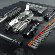 Load image into Gallery viewer, M416 Gun Sniper Rifle with Telescoping Scope and Tripod Rechargeable Battery Powered
