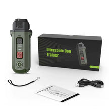 Load image into Gallery viewer, U10 Black Rechargeable Ultrasonic Dog Trainer With Manual
