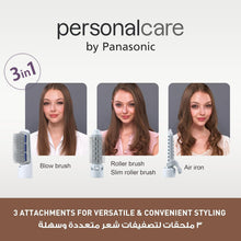 Load image into Gallery viewer, Panasonic Eh-Ka31 Hair Styler Blow Brush 3 Attachments
