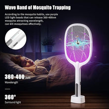 Load image into Gallery viewer, Electric Mosquito Swatter Rechargeable Mosquito Swatter For Indoor And Outdoor
