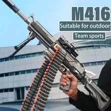 Load image into Gallery viewer, M416 Gun Sniper Rifle with Telescoping Scope and Tripod Rechargeable Battery Powered
