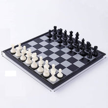 Load image into Gallery viewer, Chess Board Set Game, 3 In 1 Chess Set, Educational Board Games Portable Folding

