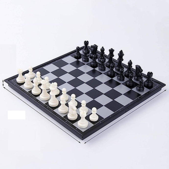 Chess Board Set Game, 3 In 1 Chess Set, Educational Board Games Portable Folding