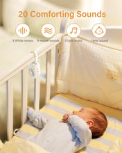 Load image into Gallery viewer, White Noise Machine - Portable Sound Machine for Baby Adult, 20 Soothing Sound, Timer
