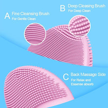 Load image into Gallery viewer, Face Scrubber Massager - Vibration Pore Clean Silicone Facial Brush Gentle Exfoliating
