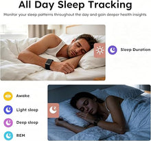 Load image into Gallery viewer, Smart Fitness Tracker Bracelet without Screen, Heart Rate Monitor, Calorie Counter black
