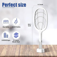 Load image into Gallery viewer, Electric Mosquito Swatter Rechargeable Mosquito Swatter For Indoor And Outdoor
