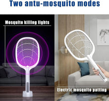 Load image into Gallery viewer, Electric Mosquito Swatter Rechargeable Mosquito Swatter For Indoor And Outdoor
