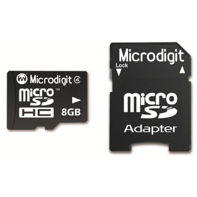 microDigit memory stick and 8GB adapter