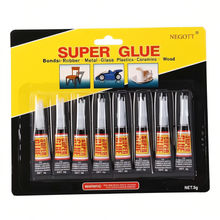 Load image into Gallery viewer, Super Glue, Multi-Purpose Adhesive, 3g Tubes, Bonds Rubber Metal Glass 8 pieces
