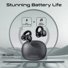 Load image into Gallery viewer, promate AudioFit™ Open Ear Clip On TWS Earbuds IntelliTouch
