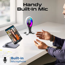 Load image into Gallery viewer, promate Dynamic High Fidelity Dual Mode RGB Speaker w/ Headphone Stand &amp; USB Hub

