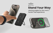 Load image into Gallery viewer, Brave Pocket Wireless Fast Charger Power Bank 10000 mAh
