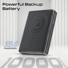 Load image into Gallery viewer, promate 10000mAh Ultra-Compact Aluminum Crafted MagSafe Compatible Wireless Charging PowerBank
